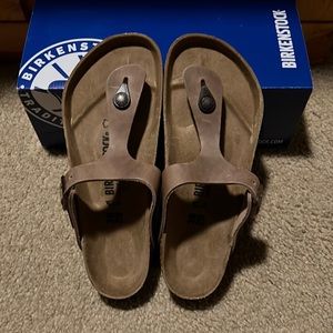 Birkenstock Gizeh Tabacco Brown size 7